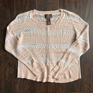 Fern Wright Manson crop sweater with eyelets size M